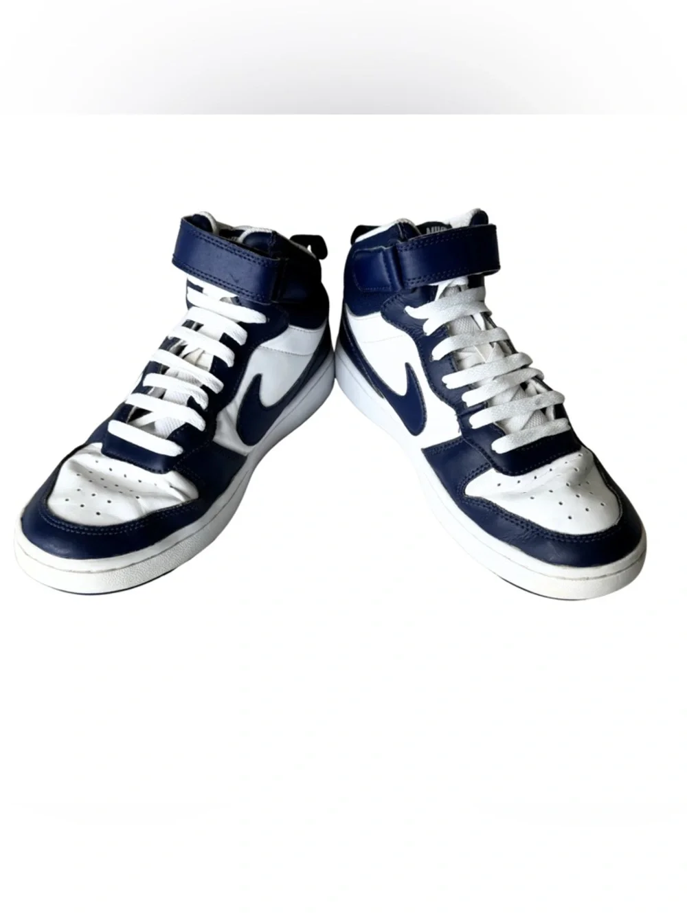 Youth 6.5 Nike High Top Blue White Sneakers – Excellent‎ Gently Worn